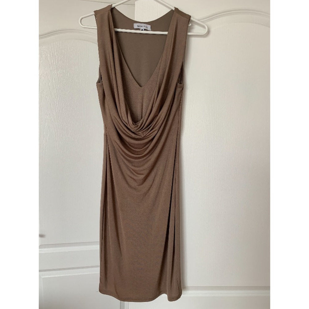 Tan Goddess Dress MIDI